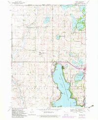 Okoboji Iowa Historical topographic map, 1:24000 scale, 7.5 X 7.5 Minute, Year 1970