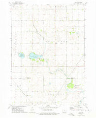 Olaf Iowa Historical topographic map, 1:24000 scale, 7.5 X 7.5 Minute, Year 1972