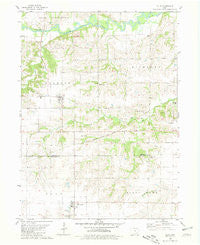 Ollie Iowa Historical topographic map, 1:24000 scale, 7.5 X 7.5 Minute, Year 1980