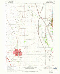 Onawa Iowa Historical topographic map, 1:24000 scale, 7.5 X 7.5 Minute, Year 1969