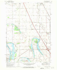Onawa SW Iowa Historical topographic map, 1:24000 scale, 7.5 X 7.5 Minute, Year 1969