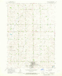 Orange City Iowa Historical topographic map, 1:24000 scale, 7.5 X 7.5 Minute, Year 1964