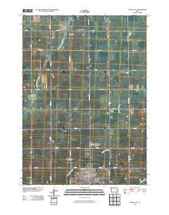 Orange City Iowa Historical topographic map, 1:24000 scale, 7.5 X 7.5 Minute, Year 2010