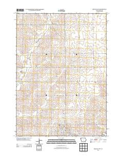 Orange City Iowa Historical topographic map, 1:24000 scale, 7.5 X 7.5 Minute, Year 2013