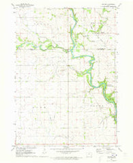 Orchard Iowa Historical topographic map, 1:24000 scale, 7.5 X 7.5 Minute, Year 1971