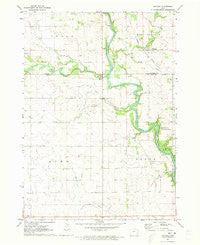 Orchard Iowa Historical topographic map, 1:24000 scale, 7.5 X 7.5 Minute, Year 1971
