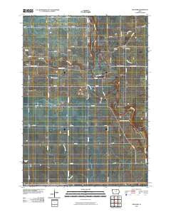 Orchard Iowa Historical topographic map, 1:24000 scale, 7.5 X 7.5 Minute, Year 2010