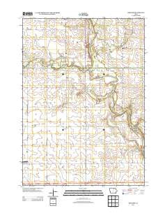 Orchard Iowa Historical topographic map, 1:24000 scale, 7.5 X 7.5 Minute, Year 2013