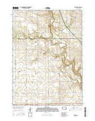Orchard Iowa Current topographic map, 1:24000 scale, 7.5 X 7.5 Minute, Year 2015