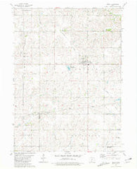 Orient Iowa Historical topographic map, 1:24000 scale, 7.5 X 7.5 Minute, Year 1981