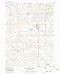 Orient Iowa Historical topographic map, 1:24000 scale, 7.5 X 7.5 Minute, Year 1981