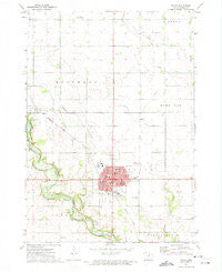 Osage Iowa Historical topographic map, 1:24000 scale, 7.5 X 7.5 Minute, Year 1972