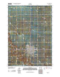Osage Iowa Historical topographic map, 1:24000 scale, 7.5 X 7.5 Minute, Year 2010