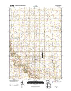 Osage Iowa Historical topographic map, 1:24000 scale, 7.5 X 7.5 Minute, Year 2013