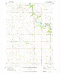 Osage SW Iowa Historical topographic map, 1:24000 scale, 7.5 X 7.5 Minute, Year 1972