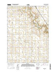 Osage SW Iowa Current topographic map, 1:24000 scale, 7.5 X 7.5 Minute, Year 2015