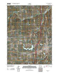 Osceola Iowa Historical topographic map, 1:24000 scale, 7.5 X 7.5 Minute, Year 2010