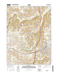 Osceola Iowa Current topographic map, 1:24000 scale, 7.5 X 7.5 Minute, Year 2015