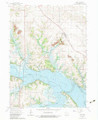 Otley Iowa Historical topographic map, 1:24000 scale, 7.5 X 7.5 Minute, Year 1965
