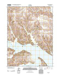 Otley Iowa Historical topographic map, 1:24000 scale, 7.5 X 7.5 Minute, Year 2013