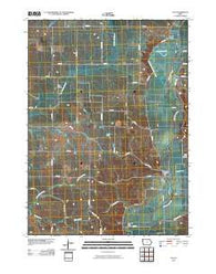 Oto Iowa Historical topographic map, 1:24000 scale, 7.5 X 7.5 Minute, Year 2010