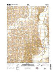 Oto Iowa Current topographic map, 1:24000 scale, 7.5 X 7.5 Minute, Year 2015