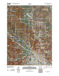 Ottumwa North Iowa Historical topographic map, 1:24000 scale, 7.5 X 7.5 Minute, Year 2010