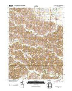 Ottumwa South Iowa Historical topographic map, 1:24000 scale, 7.5 X 7.5 Minute, Year 2013
