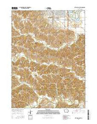 Ottumwa South Iowa Current topographic map, 1:24000 scale, 7.5 X 7.5 Minute, Year 2015