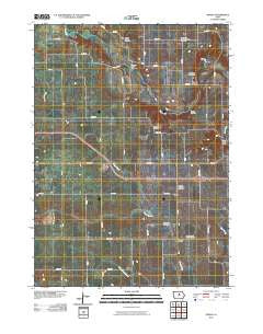 Owasa Iowa Historical topographic map, 1:24000 scale, 7.5 X 7.5 Minute, Year 2010