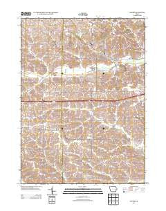 Oxford Iowa Historical topographic map, 1:24000 scale, 7.5 X 7.5 Minute, Year 2013