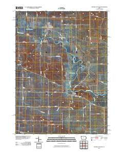 Oxford Junction Iowa Historical topographic map, 1:24000 scale, 7.5 X 7.5 Minute, Year 2010