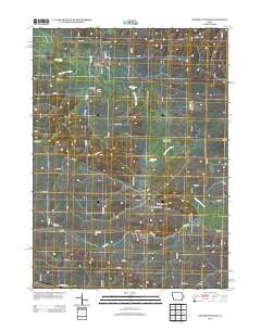 Oxford Junction Iowa Historical topographic map, 1:24000 scale, 7.5 X 7.5 Minute, Year 2013