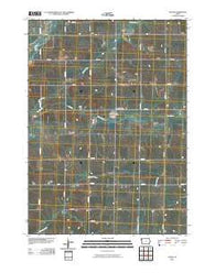 Oyens Iowa Historical topographic map, 1:24000 scale, 7.5 X 7.5 Minute, Year 2010