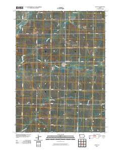 Oyens Iowa Historical topographic map, 1:24000 scale, 7.5 X 7.5 Minute, Year 2010