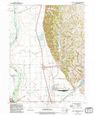 Pacific Junction Iowa Historical topographic map, 1:24000 scale, 7.5 X 7.5 Minute, Year 1993