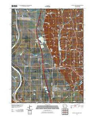 Pacific Junction Iowa Historical topographic map, 1:24000 scale, 7.5 X 7.5 Minute, Year 2010
