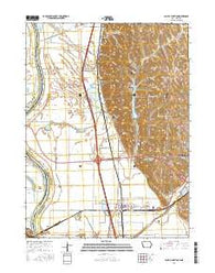 Pacific Junction Iowa Current topographic map, 1:24000 scale, 7.5 X 7.5 Minute, Year 2015
