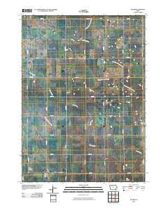 Palmer Iowa Historical topographic map, 1:24000 scale, 7.5 X 7.5 Minute, Year 2010