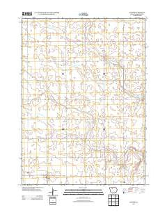 Palmer Iowa Historical topographic map, 1:24000 scale, 7.5 X 7.5 Minute, Year 2013