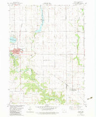 Panora Iowa Historical topographic map, 1:24000 scale, 7.5 X 7.5 Minute, Year 1982