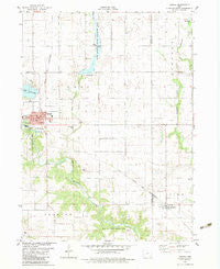 Panora Iowa Historical topographic map, 1:24000 scale, 7.5 X 7.5 Minute, Year 1982