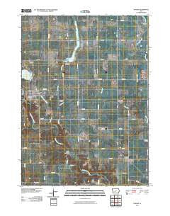 Panora Iowa Historical topographic map, 1:24000 scale, 7.5 X 7.5 Minute, Year 2010