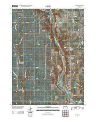Panther Iowa Historical topographic map, 1:24000 scale, 7.5 X 7.5 Minute, Year 2010