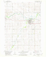 Parkersburg Iowa Historical topographic map, 1:24000 scale, 7.5 X 7.5 Minute, Year 1980