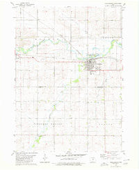 Parkersburg Iowa Historical topographic map, 1:24000 scale, 7.5 X 7.5 Minute, Year 1980