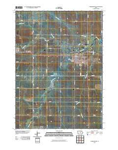 Parkersburg Iowa Historical topographic map, 1:24000 scale, 7.5 X 7.5 Minute, Year 2010