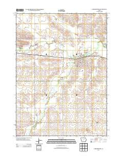 Parkersburg Iowa Historical topographic map, 1:24000 scale, 7.5 X 7.5 Minute, Year 2013