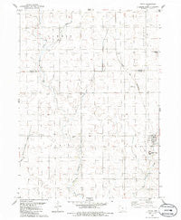 Paton Iowa Historical topographic map, 1:24000 scale, 7.5 X 7.5 Minute, Year 1986