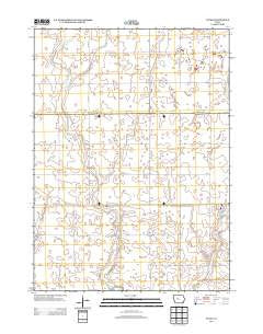 Paton Iowa Historical topographic map, 1:24000 scale, 7.5 X 7.5 Minute, Year 2013